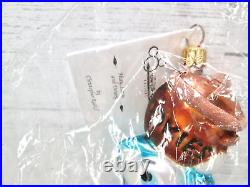 Christopher Radko Huey Louie Dewey Duck Cookie Jar Christmas Ornament Disney New
