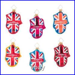Christopher Radko NEW ROLLING STONES 60 LICKS LITTLE GEMS 6 Ornament Set Christopher Radko NEW ROLLING STONES 60 LICKS LITTLE GEMS 6 Ornament Set