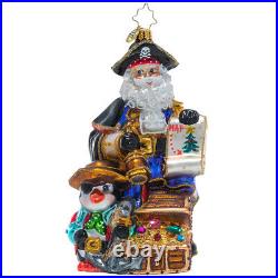 Christopher Radko NEW YO HO HO! Christmas Ornament 1021106