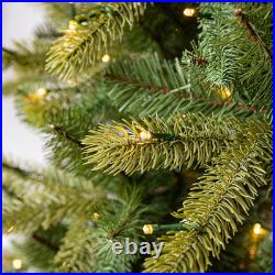 Classic Fraser 7.5-ft Fir Pre-lit Artificial Christmas Tree with Multicolor LED