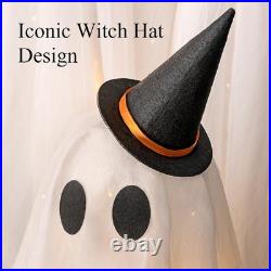 Classic Halloween Light-Up Ghost Decoration Set 3 Adjustable Styles Included