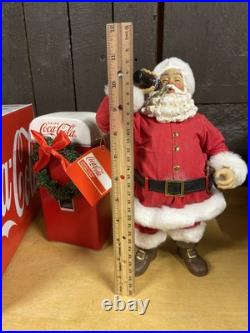 Coca Cola Fabriche Santa/ Vending Machine CC5121 Kurt Adler 2012 Rare