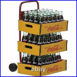 Coca Cola Santa with Delivery Cart Fabriche Christmas Figurine CC5151 Coke New