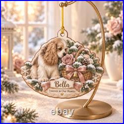 Cocker Spaniel Memorial Personalized Christmas Ornament 3.5 inch Christmas Decor