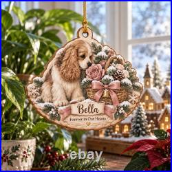 Cocker Spaniel Memorial Personalized Christmas Ornament 3.5 inch Christmas Decor