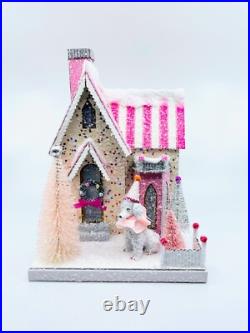 Cody Foster Christmas Light Up House, Poodle Palace, #HOU-398 Cody Foster Christmas Light Up House, Poodle Palace, #HOU-398