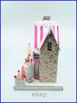 Cody Foster Christmas Light Up House, Poodle Palace, #HOU-398 Cody Foster Christmas Light Up House, Poodle Palace, #HOU-398