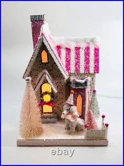Cody Foster Christmas Light Up House, Poodle Palace, #HOU-398 Cody Foster Christmas Light Up House, Poodle Palace, #HOU-398