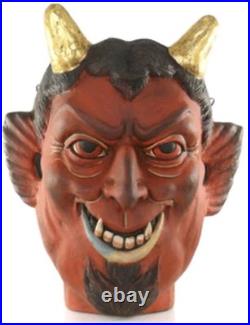 Cody Foster Halloween Paper Mache Devil Candy Bucket-13'H