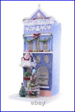 Cody Foster Santa's Purple Knitting & Haberdashery Christmas Village House