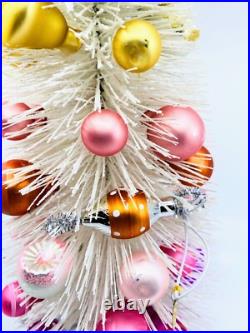 Cody Foster Sisal Trees White Rainbow Trees with Ornaments Set of 3