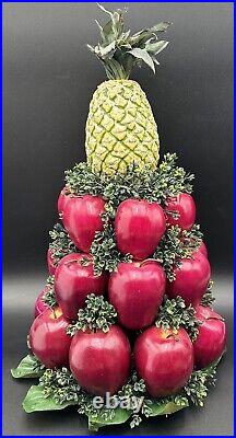 Colonial Williamsburg Faux Apple Pineapple Table Centerpiece Topiary Christmas Colonial Williamsburg Faux Apple Pineapple Table Centerpiece Topiary Christmas