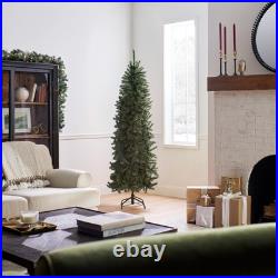 Company Artificial Slim Christmas Tree, Green, Kingswood Fir, Includes Stand Company Artificial Slim Christmas Tree, Green, Kingswood Fir, Includes Stand