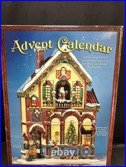 Costco 2015 Christmas Advent LARGE Wood 24 Door 3D Calendar House With Box #663167