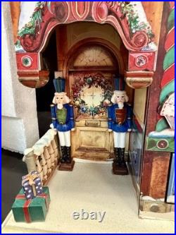 Costco 2015 Christmas Advent LARGE Wood 24 Door 3D Calendar House With Box #663167