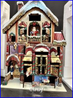 Costco 2015 Christmas Advent LARGE Wood 24 Door 3D Calendar House With Box #663167