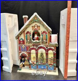 Costco 2015 Christmas Advent LARGE Wood 24 Door 3D Calendar House With Box #663167
