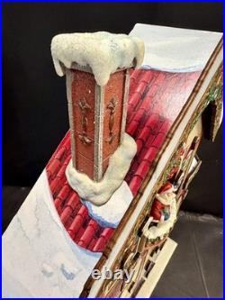 Costco 2015 Christmas Advent LARGE Wood 24 Door 3D Calendar House With Box #663167