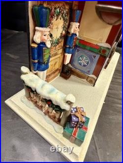 Costco 2015 Christmas Advent LARGE Wood 24 Door 3D Calendar House With Box #663167
