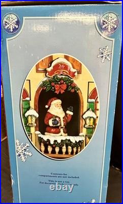 Costco 2015 Christmas Advent LARGE Wood 24 Door 3D Calendar House With Box #663167