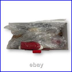 Costco Christmas Holiday Chair Covers Set Of 6 3D Aplique Vintage Rare