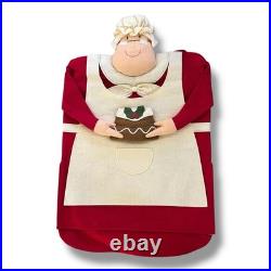 Costco Christmas Holiday Chair Covers Set Of 6 3D Aplique Vintage Rare