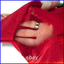 Costco Christmas Holiday Chair Covers Set Of 6 3D Aplique Vintage Rare