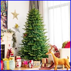 Costway 7ft App-Controlled Pre-lit Christmas Tree Multicolor Lights Branches Costway 7ft App-Controlled Pre-lit Christmas Tree Multicolor Lights Branches