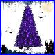 Costway_7ft_Pre_lit_PVC_Christmas_Halloween_Tree_with_500_Purple_LED_Lights_Home_01_uf