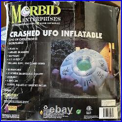 Crashed UFO Halloween Airblown Inflatable Decoration 10Ft Alien Spaceship Area51