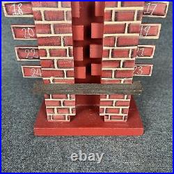 Crazy Mountain Vintage Countdown to Christmas Santa Chimney Advent Calendar 1999