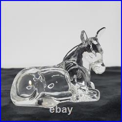 Cristal D'Arques Nativity Scene 24% Lead Crystal 5 pc Figurines Christmas France