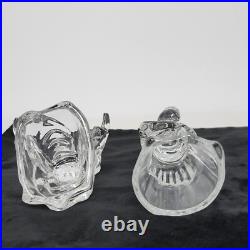 Cristal D'Arques Nativity Scene 24% Lead Crystal 5 pc Figurines Christmas France