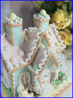 Cupcakes And Cashmere 10 Easter Gingerberry Led House With Duck Family