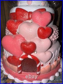 Cupcakes And Cashmere LED Valentine's Glass Gum Ball Candy Teddy Bear'machine