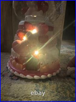 Cupcakes And Cashmere LED Valentine's Glass Gum Ball Candy Teddy Bear'machine