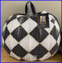 Cynthia Rowley Halloween Pumpkin Pillows Set of 2 Black White Witch NWT 16 Fall