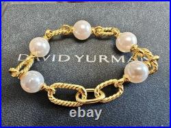 DAVlD/YurmanMadison18K/Gold/Pearl/Cable Bracelet, 23cm Length DAVlD/YurmanMadison18K/Gold/Pearl/Cable Bracelet, 23cm Length