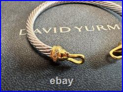 DAVlD/YurmanSilver and Gold twisted cable bracelet