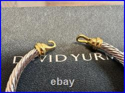 DAVlD/YurmanSilver and Gold twisted cable bracelet