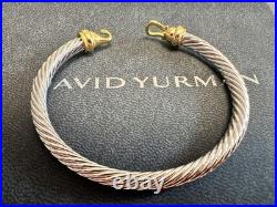 DAVlD/YurmanSilver and Gold twisted cable bracelet
