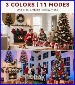 DWVO 6ft Pre-lit Christmas Tree, Pre-Decorated Artificial Christmas Trees for Ho DWVO 6ft Pre-lit Christmas Tree, Pre-Decorated Artificial Christmas Trees for Ho