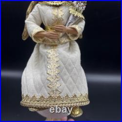 D. Blumchen Germany Seated Angel Christmas Tree Topper Finial 10T RARE