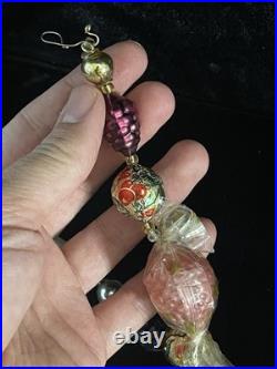 D. Blumchen Glass Candy & Berries Christmas Easter Garland Rare Amazing