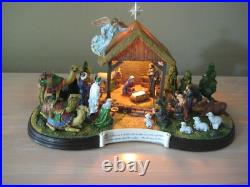 Danbury Mint The Nativity Light Up Nativity Scene NEW (opened box) Danbury Mint The Nativity Light Up Nativity Scene NEW (opened box)