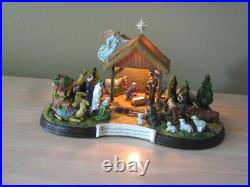 Danbury Mint The Nativity Light Up Nativity Scene NEW (opened box) Danbury Mint The Nativity Light Up Nativity Scene NEW (opened box)