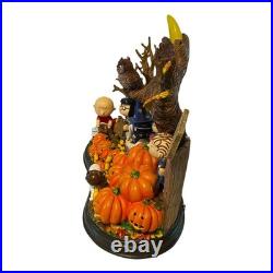 Danbury Mint Welcome Great Pumpkin Peanuts Gang Lighted Halloween, in Box