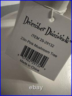 December Diamonds 23 Pink Mushroom Tree