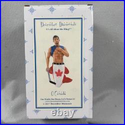 December Diamonds O Canada Hockey Merman Ornament 55-55054 Retired with Box HTF