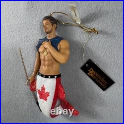 December Diamonds O Canada Hockey Merman Ornament 55-55054 Retired with Box HTF December Diamonds O Canada Hockey Merman Ornament 55-55054 Retired with Box HTF